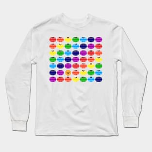 surprising macarons pattern Long Sleeve T-Shirt